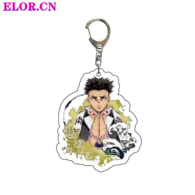 China Morden ELOR Customized Free Sample Double Sided Anime Key Chain Factory Price Acrylic Diy Promotional Gifts For Teens for sale