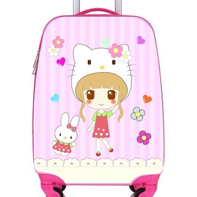 China For Kid Children Use ABS With PC Cartoon Kids Luggage Suitcase Bag for sale