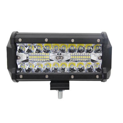 China Super bright 7inch diecast aluminum housing newst 120w led light bar 12v offroad led light bar for sale