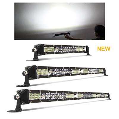 China housin die-cast aluminum auto parts led light bar super slim 22 inch 8D led light bar offroad truck offroad for sale