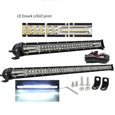 China Automobile 20 Inch 32inch 2 Row 12D Lamp 12V 24V Auto Car LED 4 Bar Driving 4x4 Car Led Light Bar For Truck ATV UTV for sale