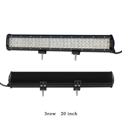 China Best hot sale high quality waterproof aluminum 12V 24V 4 7 12 23 20 inch triple row led light bar car for sale