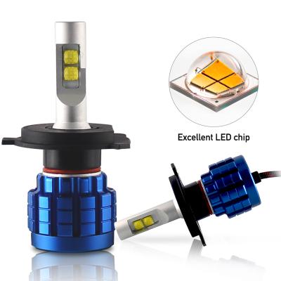 China Best Quality High Power 6500K 20000LM Car LED Diecast Aluminum Housing Headlight, Led Q10 h4 h7 LED Headlight Bulbs for sale