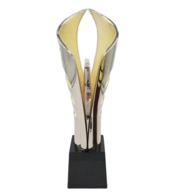 China Europe metal soccer trophy championship trophy metal material and plated technique world cup trophy for sale