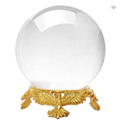 China Europe ODM/OEM 200mm Clear Crystal Ball Custom Crystal Ball Aquamarine Crystal Ball for sale