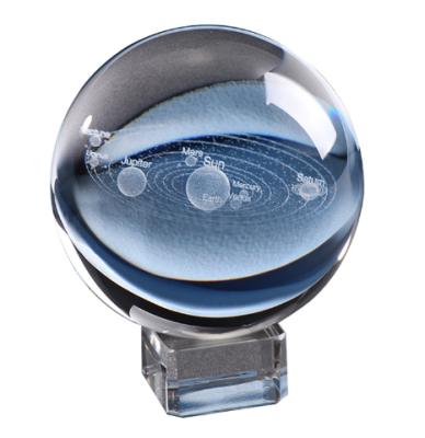 China Europe Faceted Solar Crystal Ball Sphere Crystal Ball System Crystal Ball 60mm Various Sizes for sale