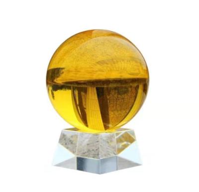 China Europe Beauty Crystals Ball Water Crystal Ball UFO Music Crystal Magic Ball for sale