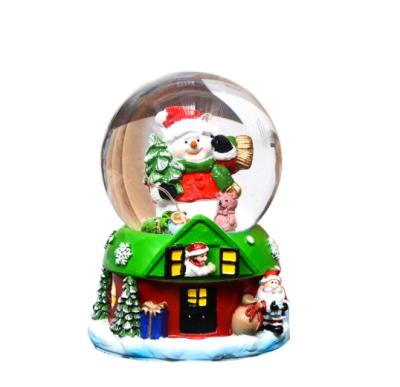 China Luxury Christmas Ball Snow Ball OEM Christmas Decoration Empty Glass Ball for sale