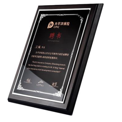 China 25*30cm Decorative Empty Wooden Plate Japan Plaque Medal Plaque Decoration Wooden Sign for sale