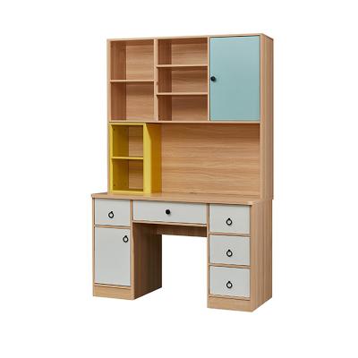 China With Shelf Eco-Friendly Modern Home Office Simple Study Writing Desk With Book Shelves xzht005 for sale