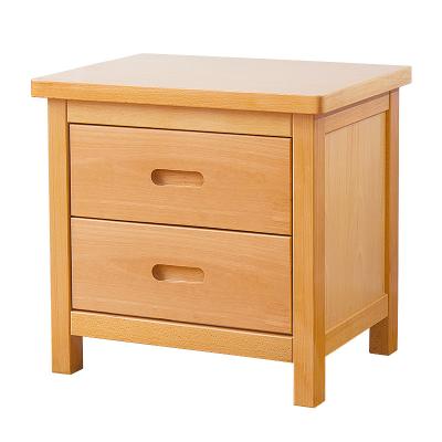 China Contemporary solid wood furniture nightstands table bedside cabinet with drawers for sale