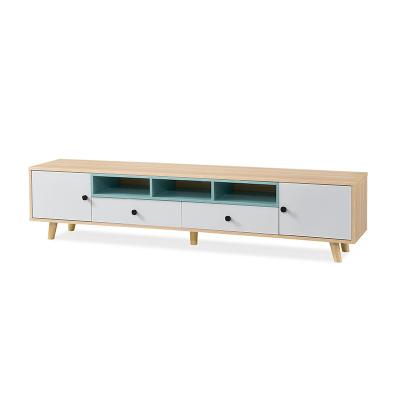 China Modern Design Wood Storage TV Cabinet Living Room Furniture TV Stand for sale