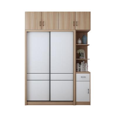 China Nordic Home Bedroom Wardr Embedded Modern Simple Luxury Light Weight Sliding Door Wardrobe Storage Sliding Door Wardrobe for sale