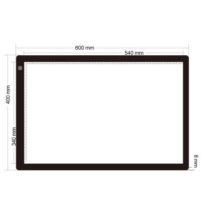 China Manufacturer Supplier Factory Price Led Tracing Tattoo A0 A1 A2 A3 A4 A5 Szie Pad Light Drawing Board Made in China Light Pad for sale