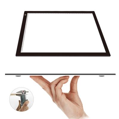 China Tattoo Ultra Thin A2 USB Drawing Pad For Computer Linyi Board LED Light Adjustable Discovery Painting Pad for sale