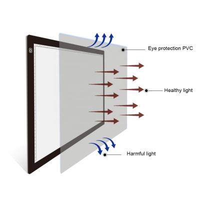 China Tattoo Graphics Writing Tablet A2 LED Drawing Light Display Board Tattoo Sketch Pad 12V Adjustable Dimming Light Box for sale