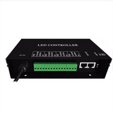 China H802RA 4 Ports Output Controller RGB RGBW Pixel Ethernet DMX Led Controller Support DMX512 UCS512 UCS1903 WS2811 SK6812 APA102 L163 x W155 x H54 (mm) for sale