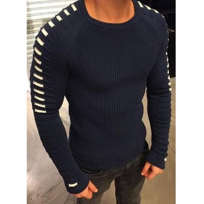 China Wholesale 2022 men's anti-pilling anti-pilling thin sweater knit to wear pure color lacing men's knitted sweaters for sale