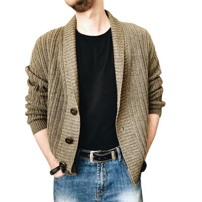 China Anti-pilling Anti-pilling 2022 New Fashion Men Knitted Sweaters Cardigan Streetwear Long Sleeve Tops Casual Coat Autumn Winter Mens Sweater Jackets for sale