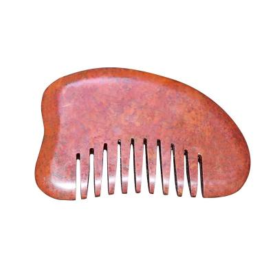 China Red Bianstone Guasha Machine Guasha Hair Comb Massage Latest New Arrival Main Design for sale