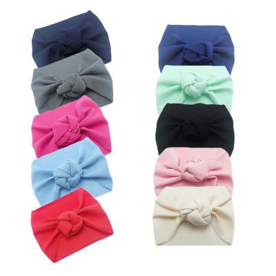 China 2019 Cute European and American Hair Accessories Children's DIY Cloth Baby Headband Baby Knotted Headband for sale