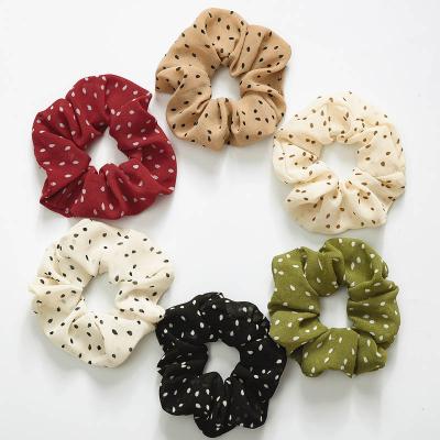 China Korean and Japan Fashionable Stain Chiffon Hair Scrunchies nc hair elastic scrunchies for girls for sale