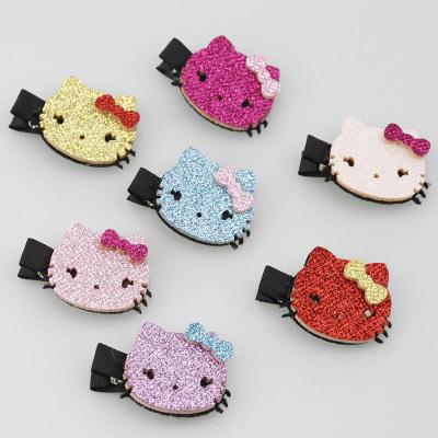 China Diy hello kitty hair clip kawaii antique princess hair clip for girls for sale