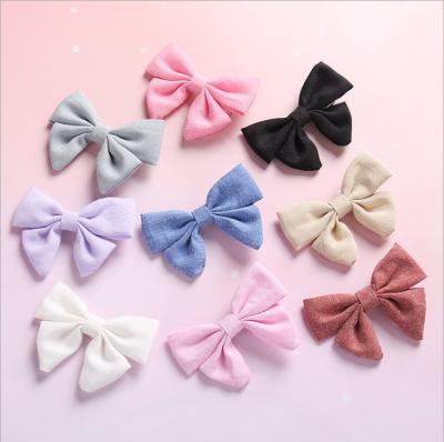 China Hot Selling New Design Lovely Children Bow Knot Baby Hair Environmentally Friendly Hair Clip Accessory Hairpin For Girls Headband for sale