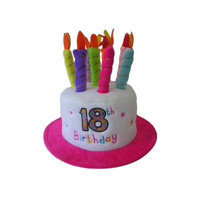 China Cheap Funny Velvet Custom OEM Birthday Party Hats For Kids for sale