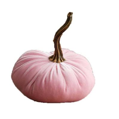 China Festival Decoration Halloween Party Decoration Personalized Velvet Silk Pumpkins for sale