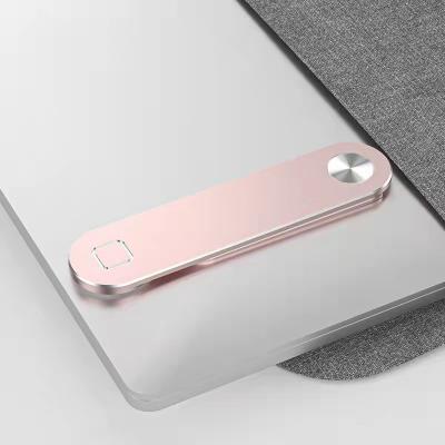 China Portable Adjustable Aluminum Pocket Phone Holder Foldable Mobile Phone Stand For Laptop for sale