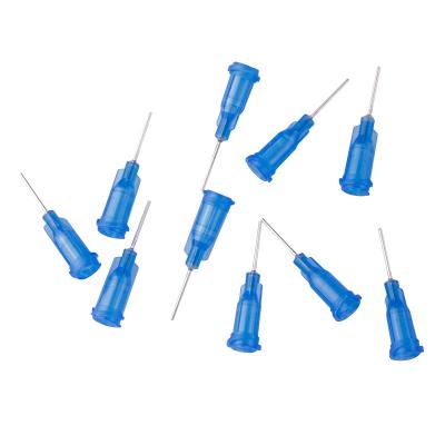 China Disposable Industrial PP Syringe Stainless Steel Glue Dispensing Blunt Cannula Needles for sale