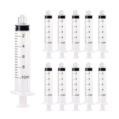 China Best Selling PP 2022 Industrial Plastic Syringe 10ml Luer Lock Industrial Syringe For Lab Ink Perfume for sale