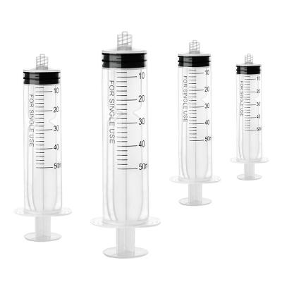 China Plastic Inndustrial Use Large Scientific Labs Measuring Syringe Tools Multiple Uses Sealant Industrial Syringe 50ml Dispensing Syringe for sale