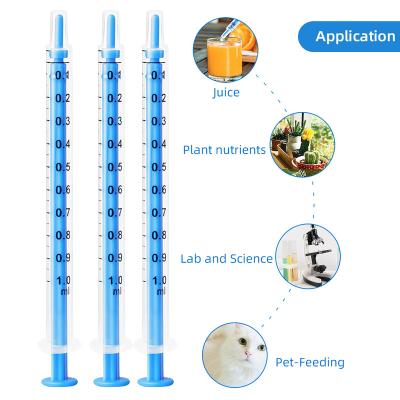 China PP CE Certificated 2 Part Disposable Syringes 1ml For Lab And Science Syringe for sale