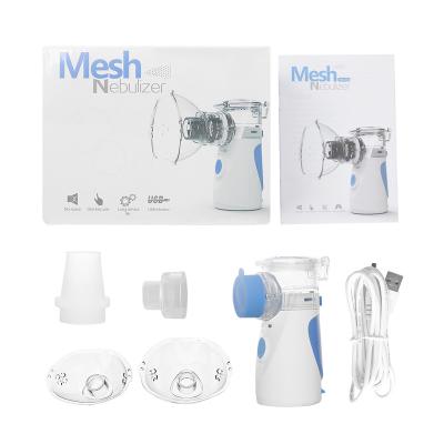 China 2022 ABS Health Medical Mini Inhalation Portable Cough Drug Atomizer Vaporizer Mesh Nebulizer for sale