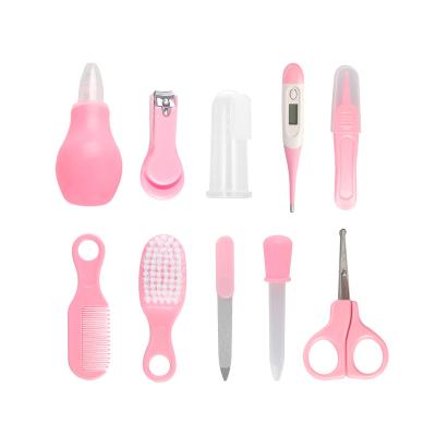 China Non-toxic 2022 10pcs Newborn Baby Nail Care Grooming Kit Baby Health Care Kit Set High Quality Safety for sale