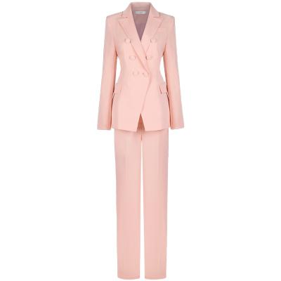 China Goddess QUICK DRY fashion temperament autumn casual professional two-piece suit for sale