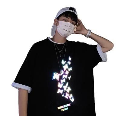 China Anti Shrink Mens T Shirts Wear 100% Cotton Glow In The Dark Printing Private Label Shirt Mens Designer T-Shirt for sale