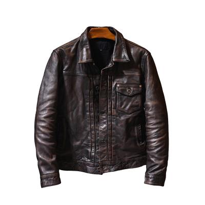 China New Design Reversible Mens Leather Jackets Custom Color Mens Leather Jackets Wholesale for sale