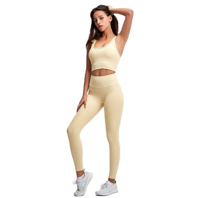 China Sports Yoga Fitness Womens Fashion Tight Line Breathable Suit for sale