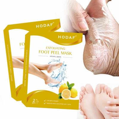 China HODAF Plantifique Plantifique Foot Peach Foot Mask Natural Superfoods Foot Skin Mask Foot Mask for sale