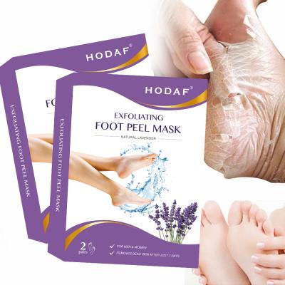 China HODAF Foot Foot Peeling Mask For Women Natural Plantifique Superfoods Foot Skin Mask Foot Mask for sale