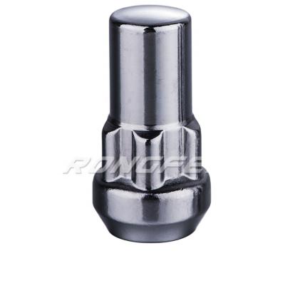 China Category: 6 or 8 or 10 one piece M12xP1.50 galvanized acorn lug nuts for sale