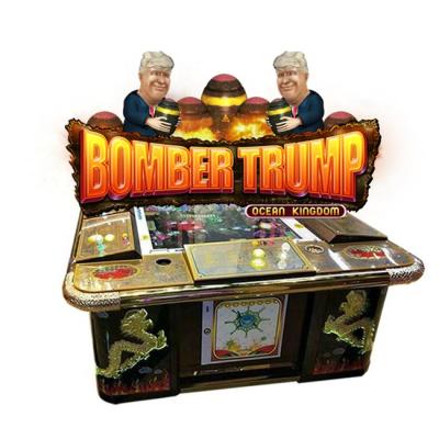 China Win Rate Arcade Fishing Hunter Shooting Bomber Adjustable Rate Trump Board Casino Touch Screen Fish Table Game Machine for sale