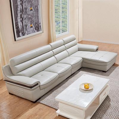 China (Other) 22531 Raw Italy Adjustable Sectional Sofa Genuine Leather Modern Contemporary Leather Sofa China for sale