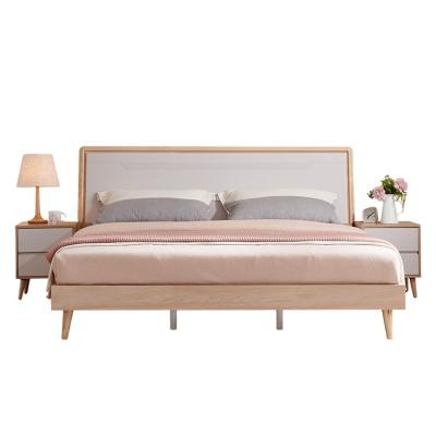 China High quality modern MDF quanu single bed designs solid fashion wooden bed for sale