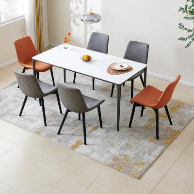 China DW1091 foldable cheap dining room table and 6 chairs for sale for sale