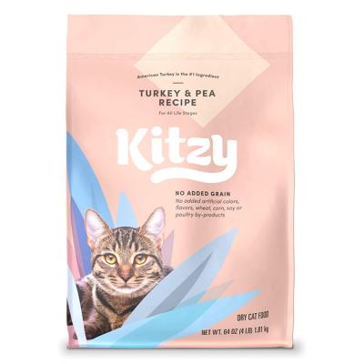 China 5KG 10KG 20KG Pet Food Mylar Flat Bottom Zipper Bag Smell Water Proof Recyclable Customized Food Packaging Bag for sale