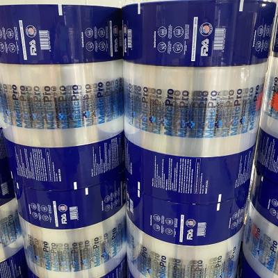 China Custom Printed Kn Transparent Logo Moisture-Proof 95 Mouth-Muffle Wrapping Roll Plastic Sheet Wrapping Lamination Roll for sale